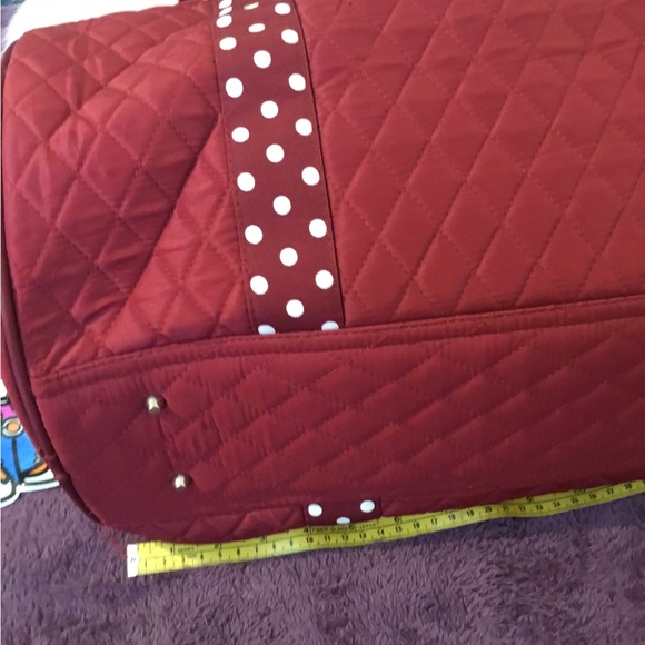 Brand New Adorable Red & White Dot Tote! - Picture 13 of 16